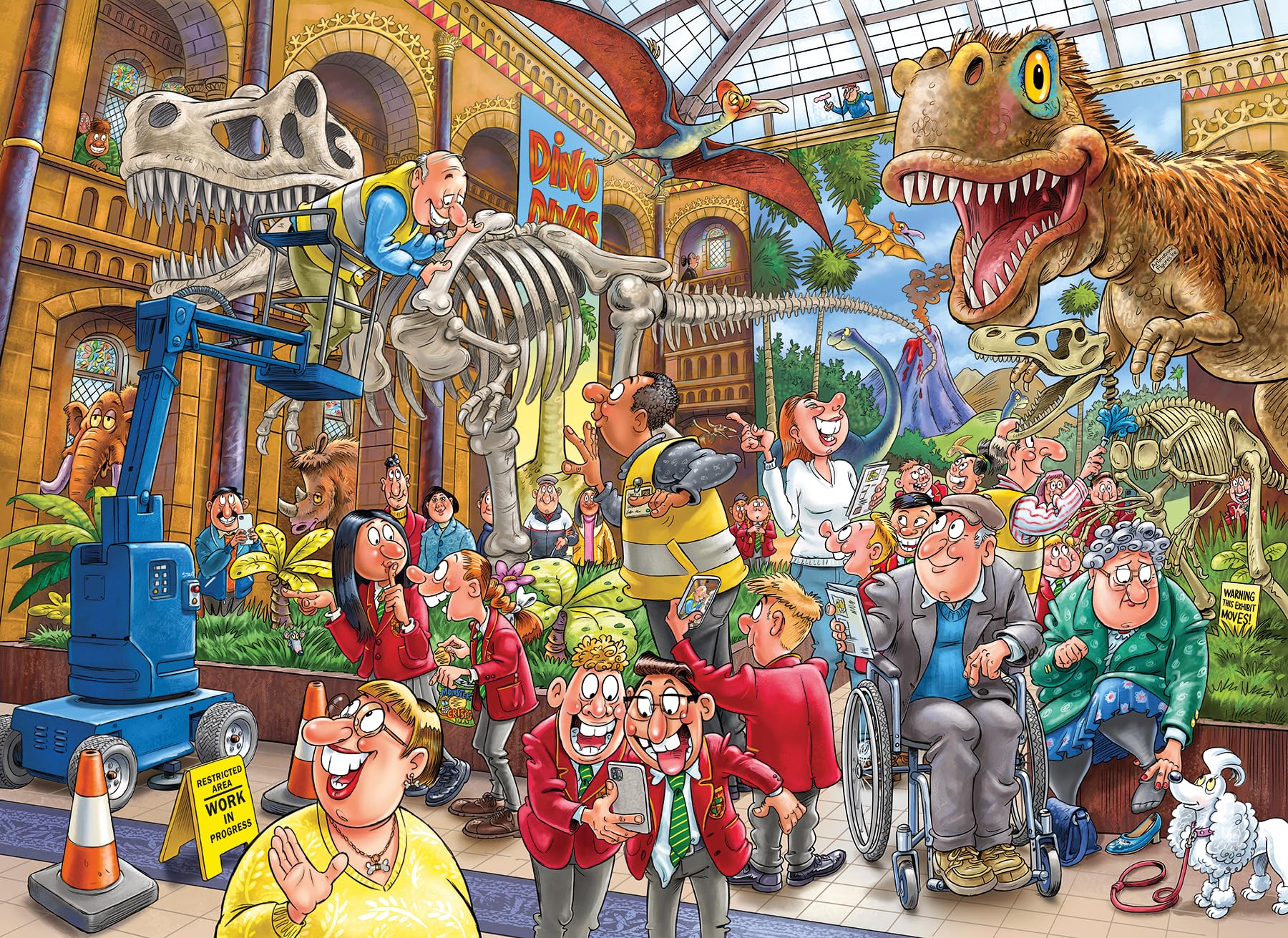 Amazon.com: Wasgij Mystery 24 - Panic at The Museum! - Blight at
